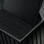 Multiple viewing angles of the Black with Red Stitching Leather iPad Case for Apple iPad (10th Gen)