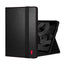 Black with Red Stitching Leather iPad Case for Apple iPad (10th Gen)