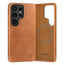 Tan Leather Bumper Case for Galaxy S26 Ultra